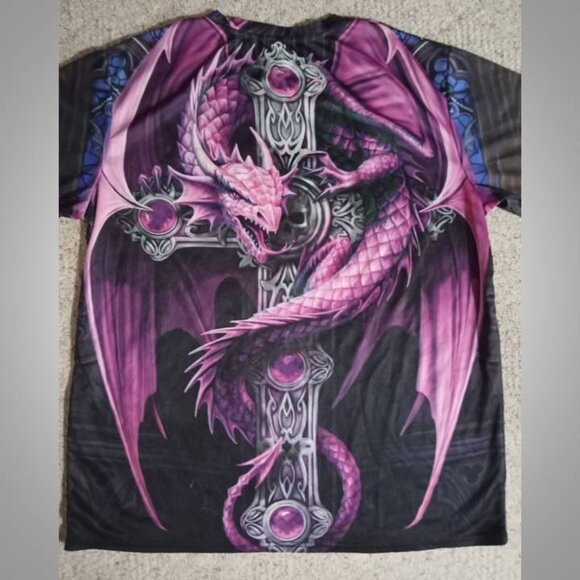 Graphic Tee dragon men's size XL - Picture 4 of 5